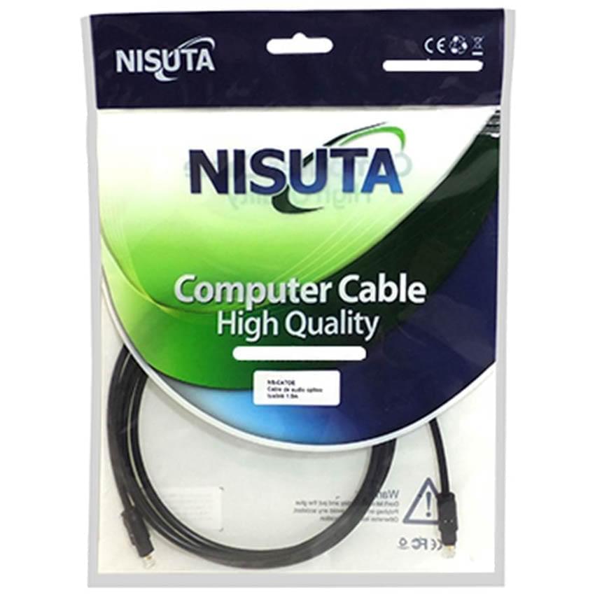 Cable Audio Optico Nisuta Ns-Catoe 1.5Mts